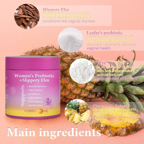 Women Probiotic Slippery Elm Gummies